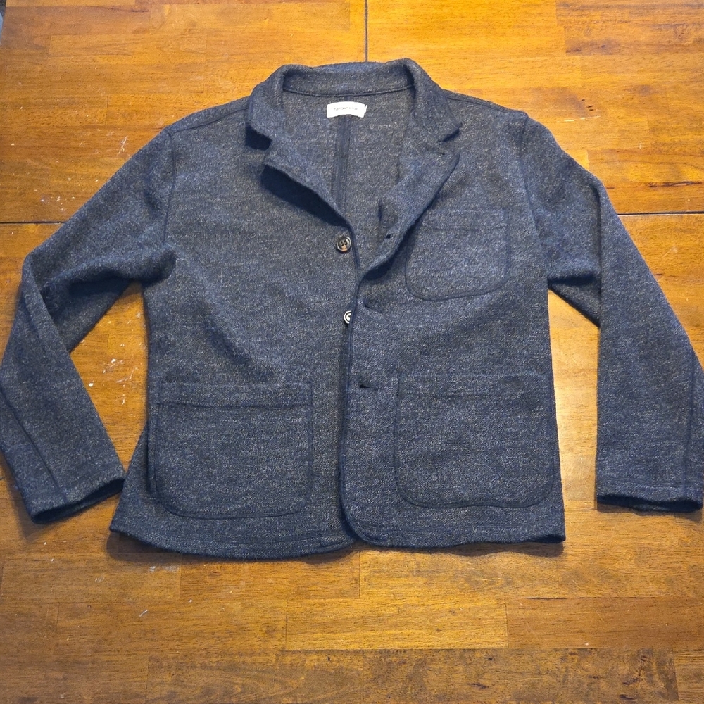 Taylor Stitch Charcoal Evans Blazer